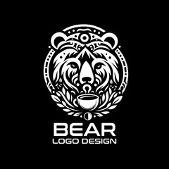 Obraz premium Bear Vector Logo Design