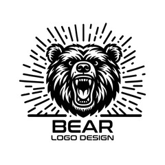 Bear Vector Logo Design