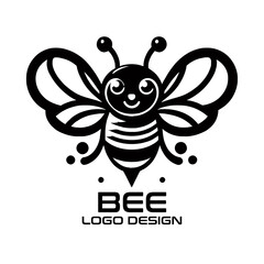 Bee Vector Logo Design