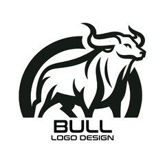Bull Vector Logo Design