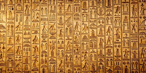 Egyptian hieroglyphics texture pattern backdrop, ancient, symbols, history, communication, culture, Egyptian, hieroglyphs