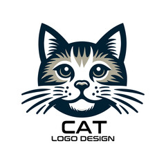 Cat Vector Logo Design