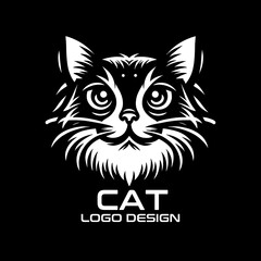 Cat Vector Logo Design