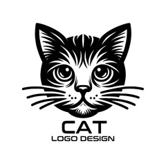 Cat Vector Logo Design