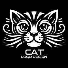 Cat Vector Logo Design