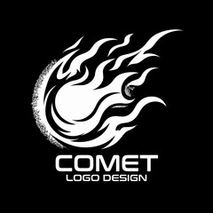 Comet Vector Logo Design