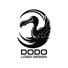 Dodo Bird Vector Logo Design © isuru