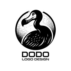 Dodo Bird Vector Logo Design © isuru
