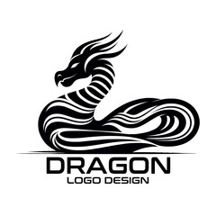 Dragon Vector Logo Design