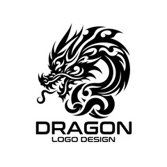 Dragon Vector Logo Design