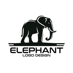 Obraz premium Elephant Vector Logo Design