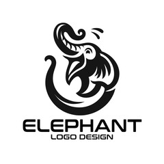 Elephant Vector Logo Design