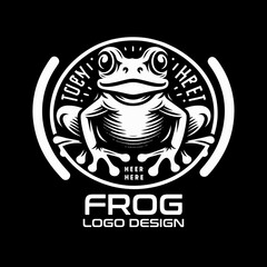Frog Vector Logo Design