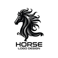 Horse Vector Logo Design