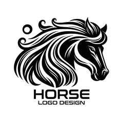 Horse Vector Logo Design