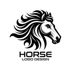 Horse Vector Logo Design
