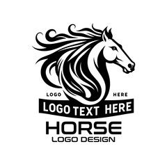 Horse Vector Logo Design