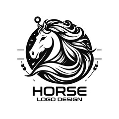 Horse Vector Logo Design