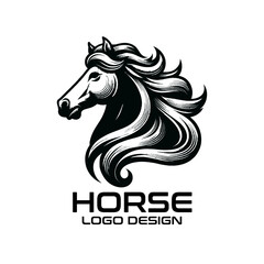 Horse Vector Logo Design