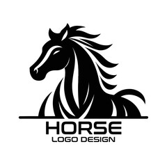 Horse Vector Logo Design