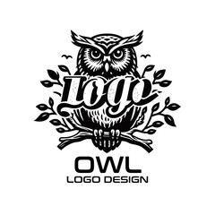 Owl Vector Logo Design