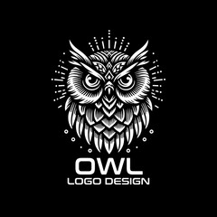 Fototapeta premium Owl Vector Logo Design