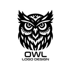 Obraz premium Owl Vector Logo Design