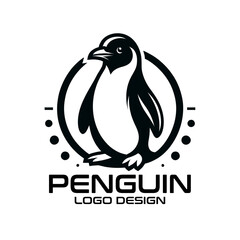 Penguin Vector Logo Design