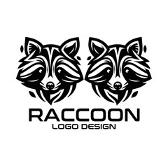Raccoon Vector Logo Design