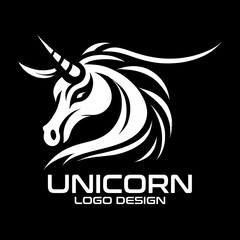 Unicorn Vector Logo Design