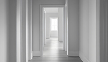 Fototapeta premium Minimalist and unique interior design in the house