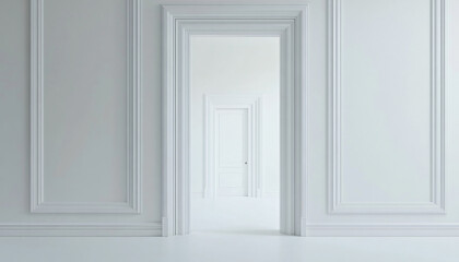 Minimalist and unique interior design in the house