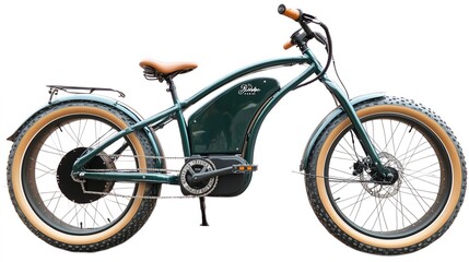 Stylish Electric Bicycle in Urban Setting