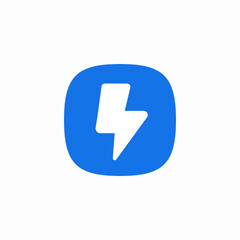 bolt lightning icon sign vector