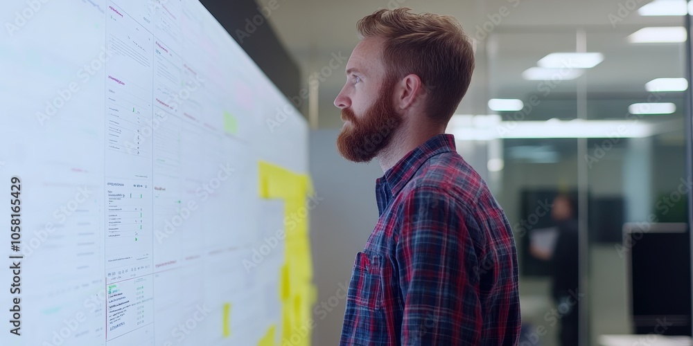 Poster proactive technical project coordinator overseeing software development timelines and team collabora