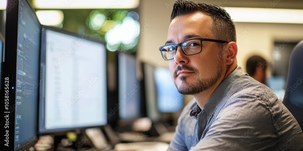 Poster telecommunications analyst enhancing network performance through data optimization and strategic ins