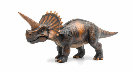 Discovering the Past: Realistic Protoceratops on a White Background