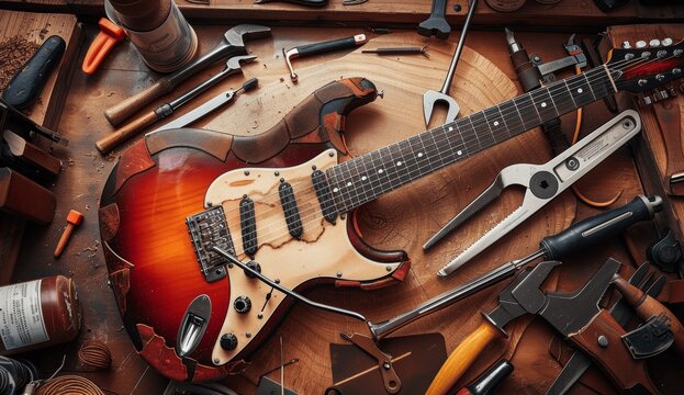 Handcrafting an Electric Guitar: Leather Style Workshop