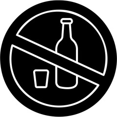 No Alcohol Icon