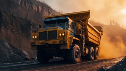 Heavy Duty Truck in a Mine