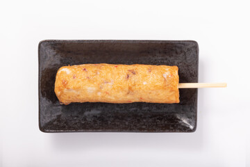 タコと紅生姜のすり身揚げ