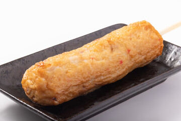 タコと紅生姜のすり身揚げ