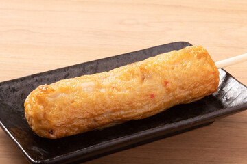 タコと紅生姜のすり身揚げ