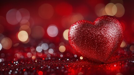 Valentines background with a hearts decor