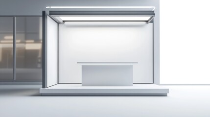 Modern Minimalist Exhibit Booth Design