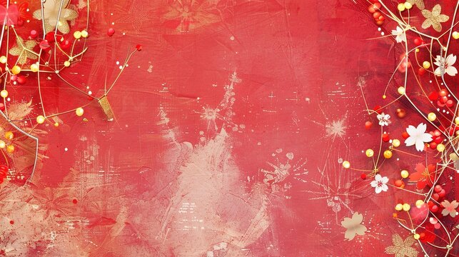 New Year Card Background Texture Image - a festive and textured visual. The New Year Card background texture image creates a celebratory and inviting scene, perfect for setting the mood of the holiday