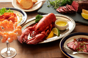 ディナーの写真