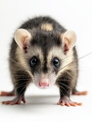 opossum isolated on white background