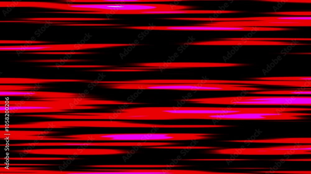 Poster glowing and flickering laser rays from bottom to top, blue waveform background. in out full screen d