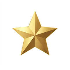 Obraz premium Gold star illustration transparent